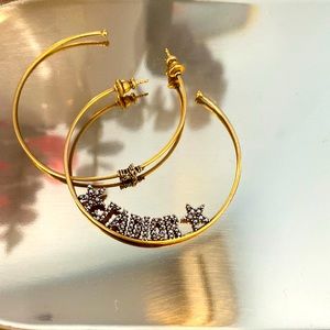 Dior J’adior hoop earrings